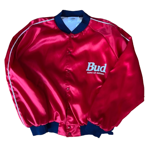 Vintage Red Budweiser Jacket