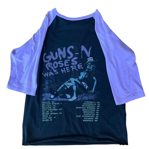 Vintage Guns N' Roses Baseball Style Tee